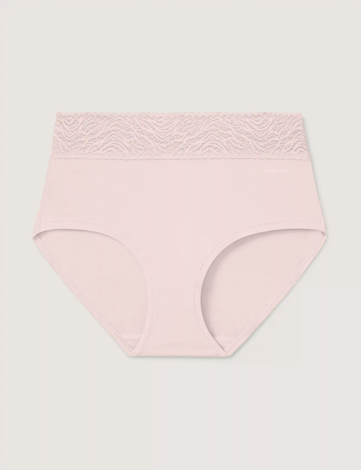 Women's Cool Cotton High Rise Brief, Lace Waist