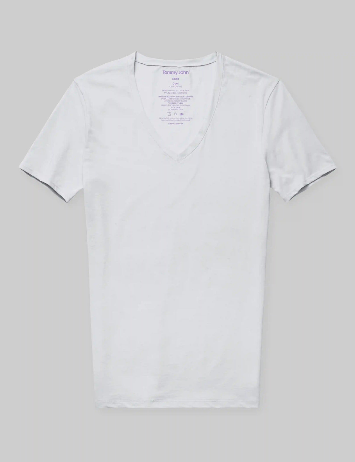 Cool Cotton Deep V-Neck Stay-Tucked Undershirt