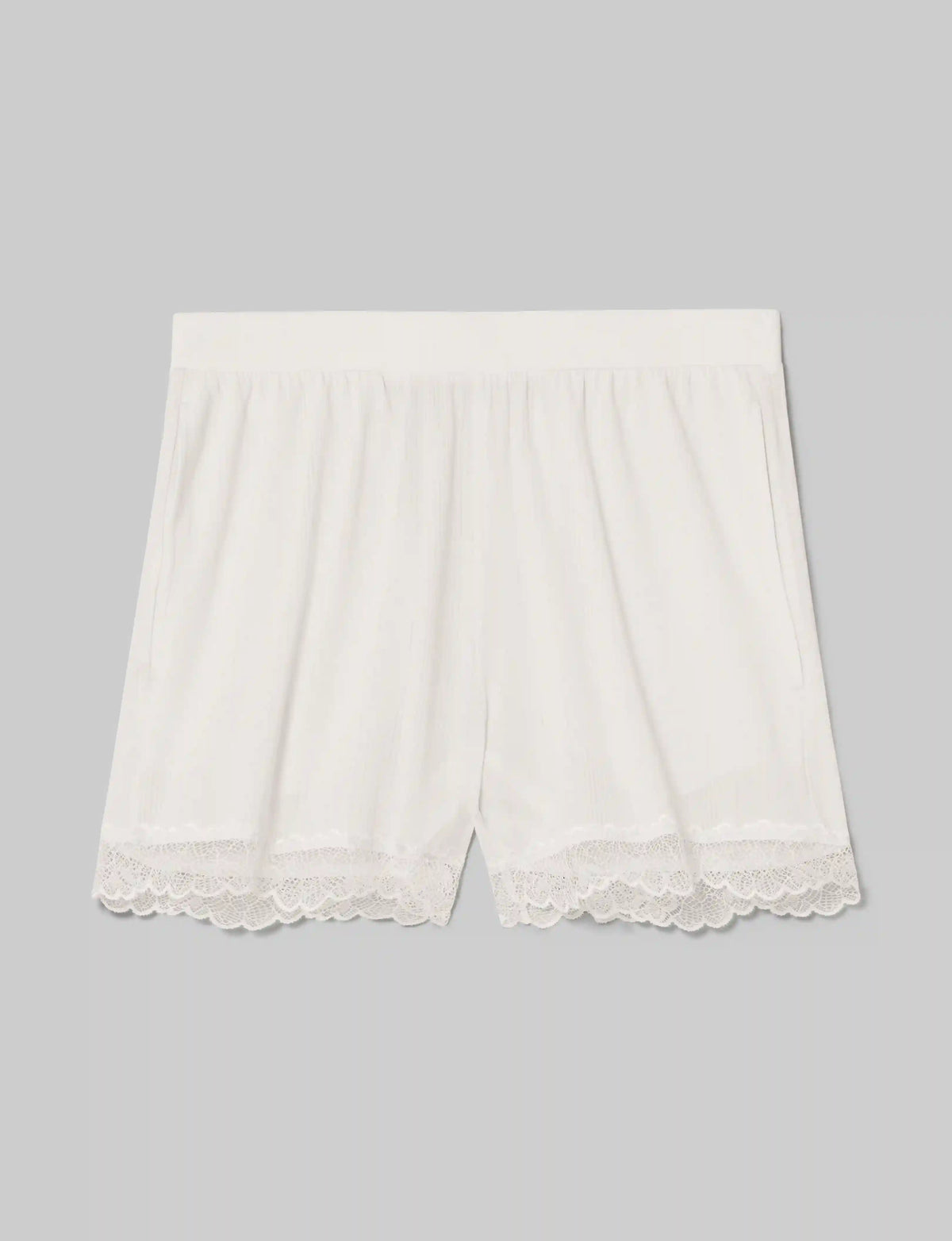 Women's Second Skin Luxe Rib Lace Short