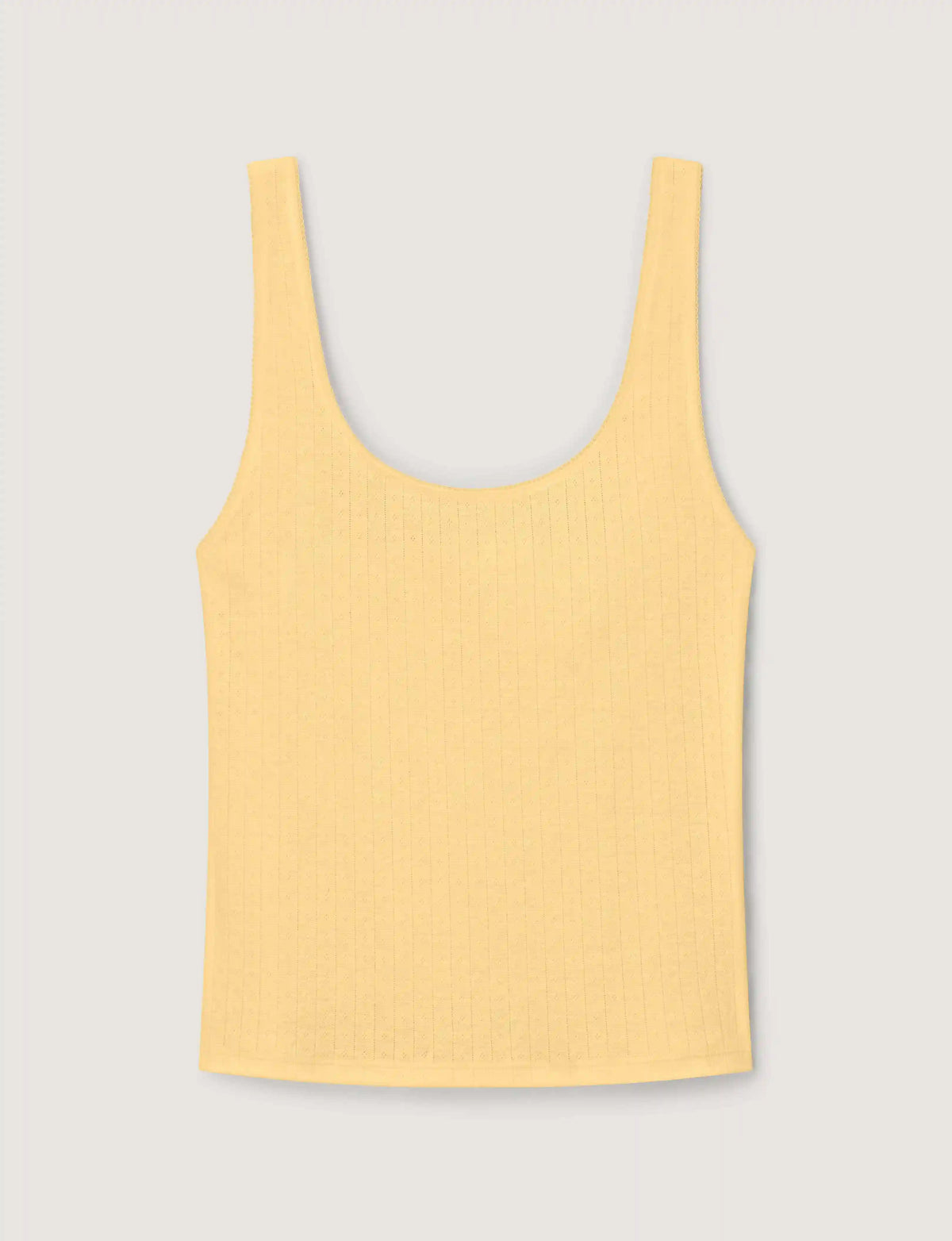 Women's Cotton Pointelle Rib Tank