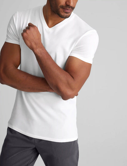 Cool Cotton High V-Neck Modern Fit Undershirt