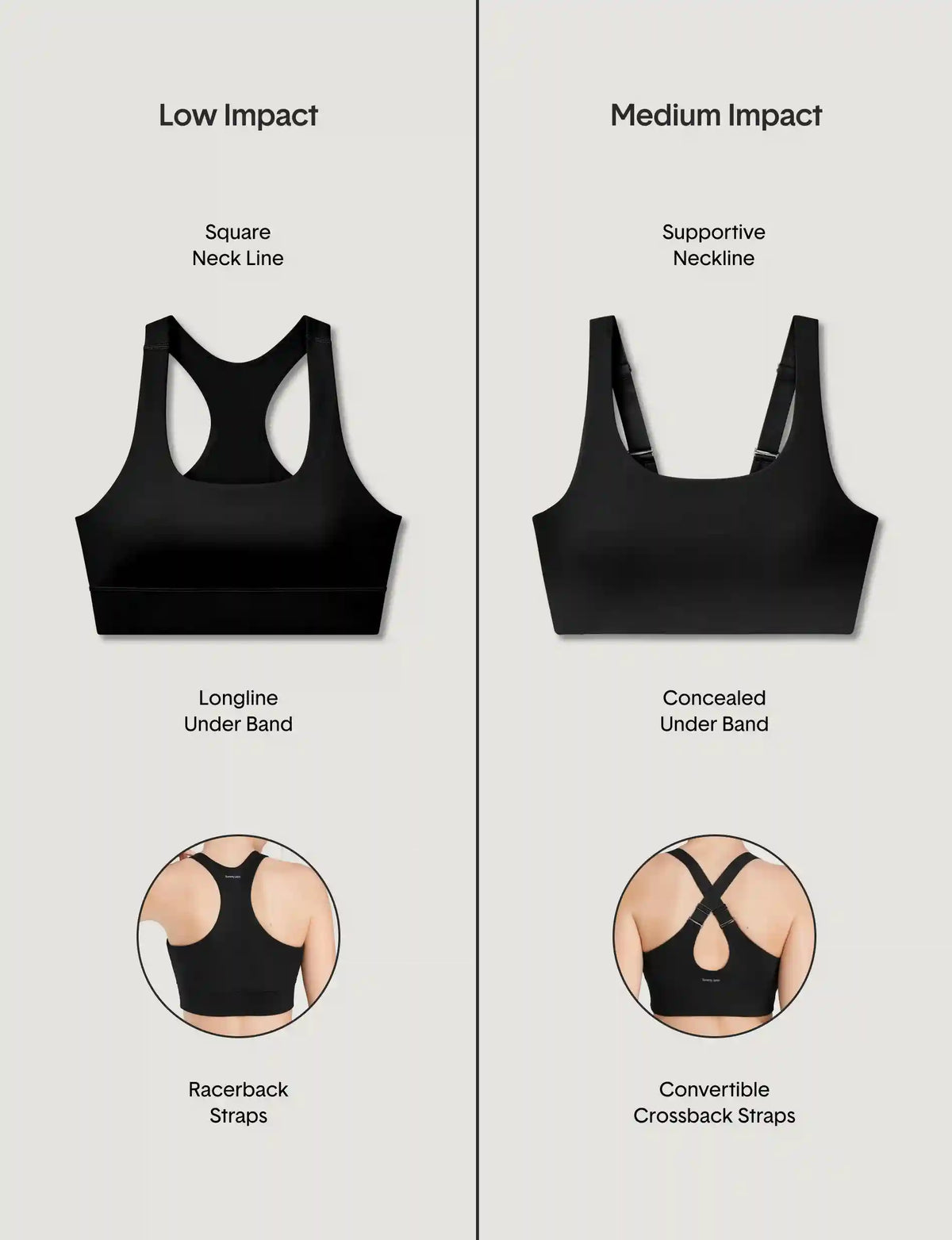 Medium Impact Adjustable Sports Bra