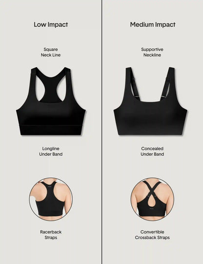 Medium Impact Adjustable Sports Bra