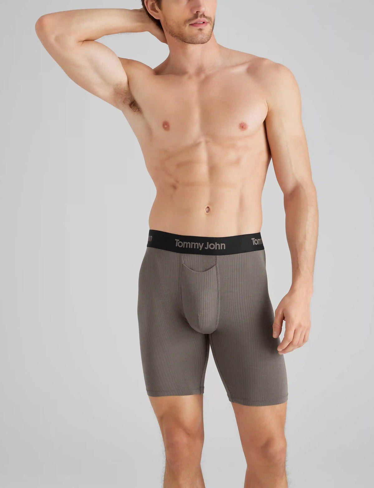 Second Skin Luxe Rib Boxer Brief 8" (3-Pack)