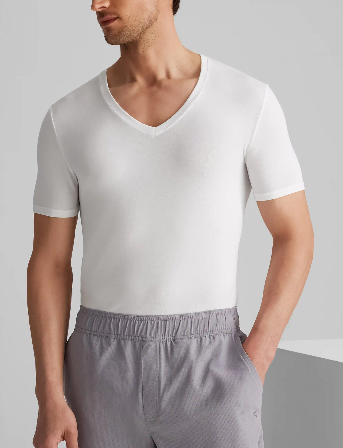 Second Skin Deep V-Neck Stay-Tucked Undershirt (6-Pack)