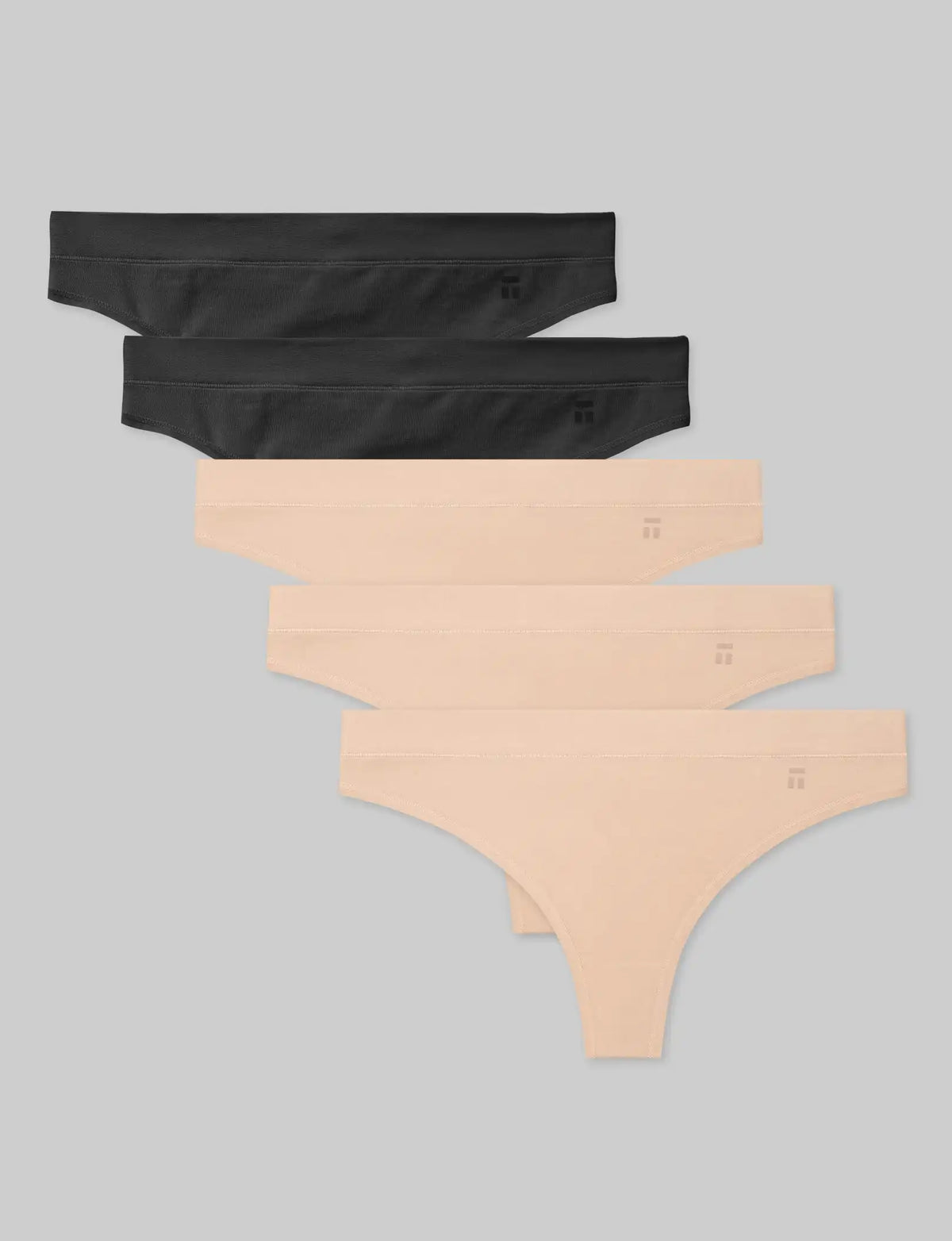 Women's Cool Cotton Thong (5-Pack)