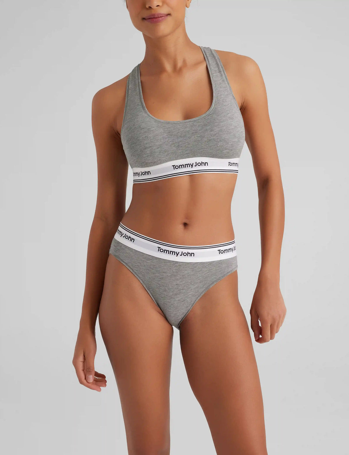 Signature Cotton Scoop Bralette