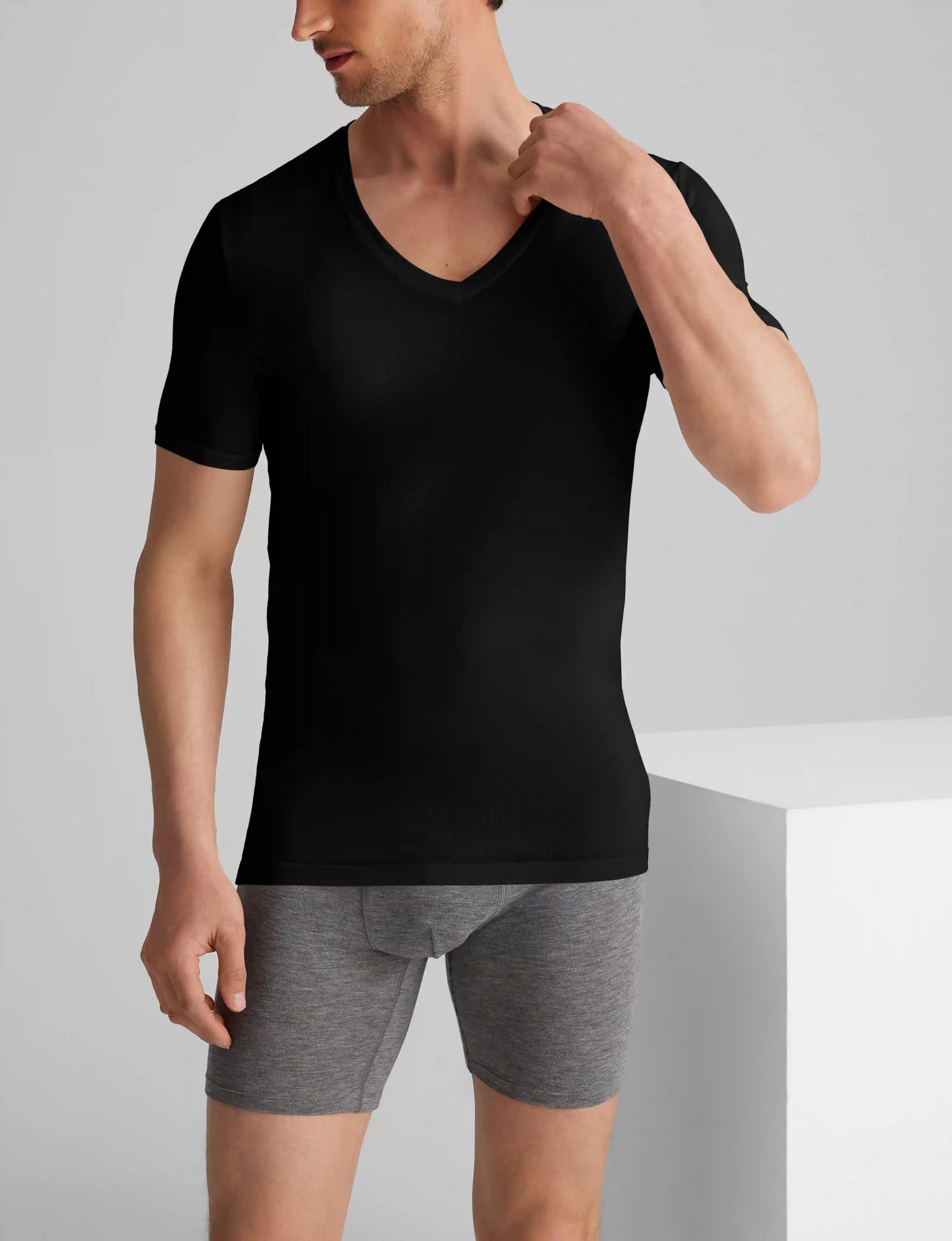 Second Skin Deep V-Neck Stay-Tucked Undershirt