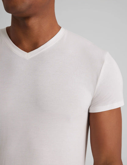 Second Skin High V-Neck Modern Fit Undershirt