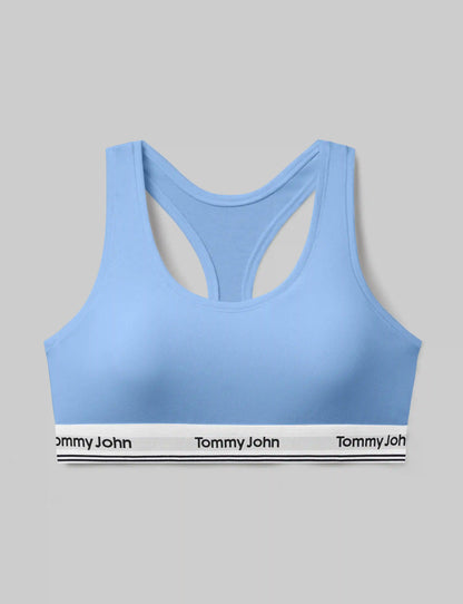 Signature Cotton Scoop Bralette