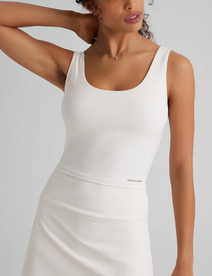 Women's Crop Tank & Tennis Skirt Set