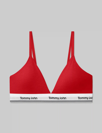 Signature Cotton Triangle Bralette