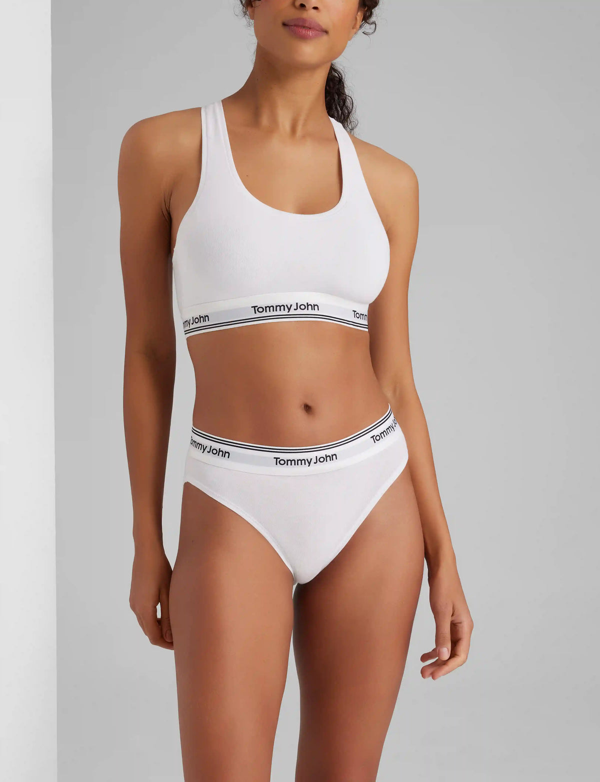 Signature Cotton Scoop Bralette