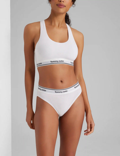 Signature Cotton Scoop Bralette