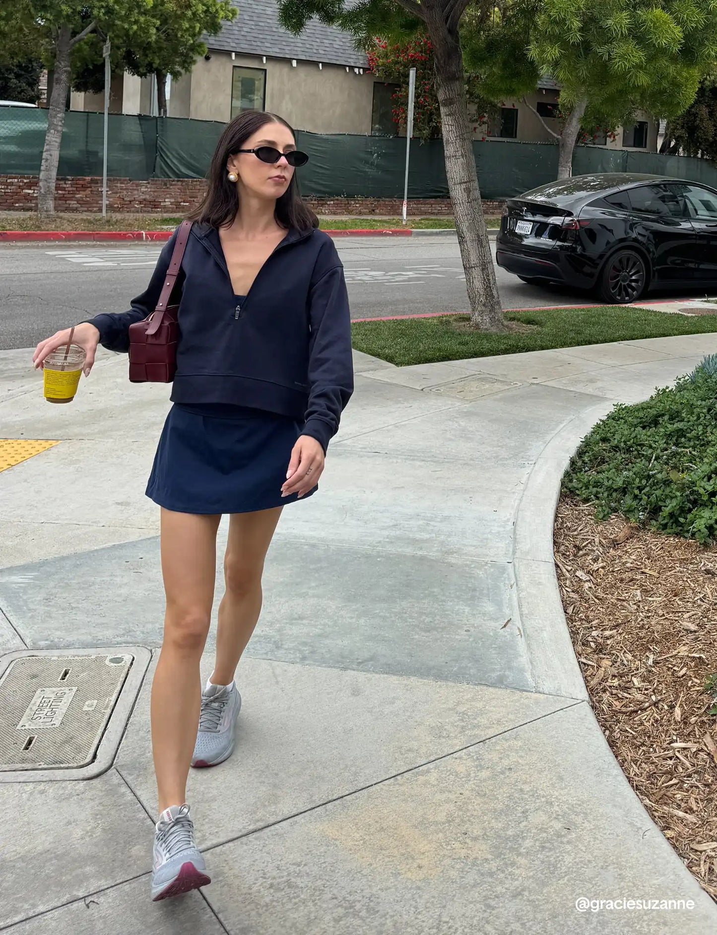 Women's Crop Tank & Tennis Skirt Set