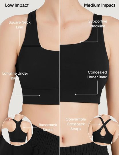 Low Impact Racerback Sports Bra