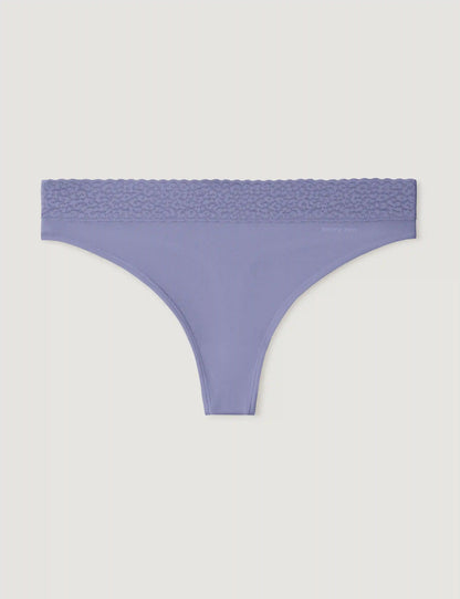 Women's Second Skin Thong, Lace Waist