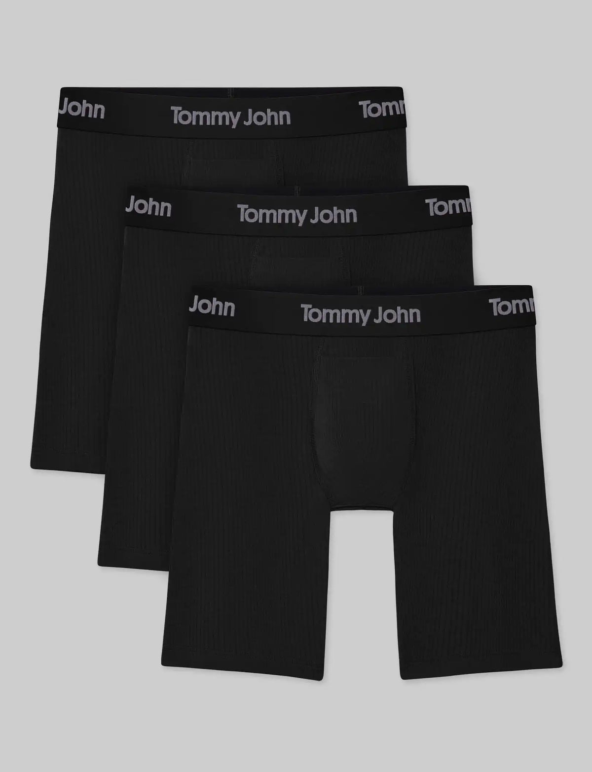 Second Skin Luxe Rib Boxer Brief 8" (3-Pack)
