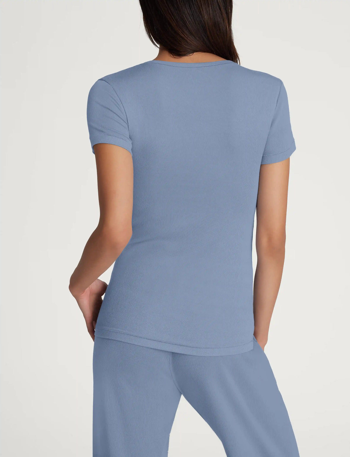 Women's Micro Rib Tee & Pant Set