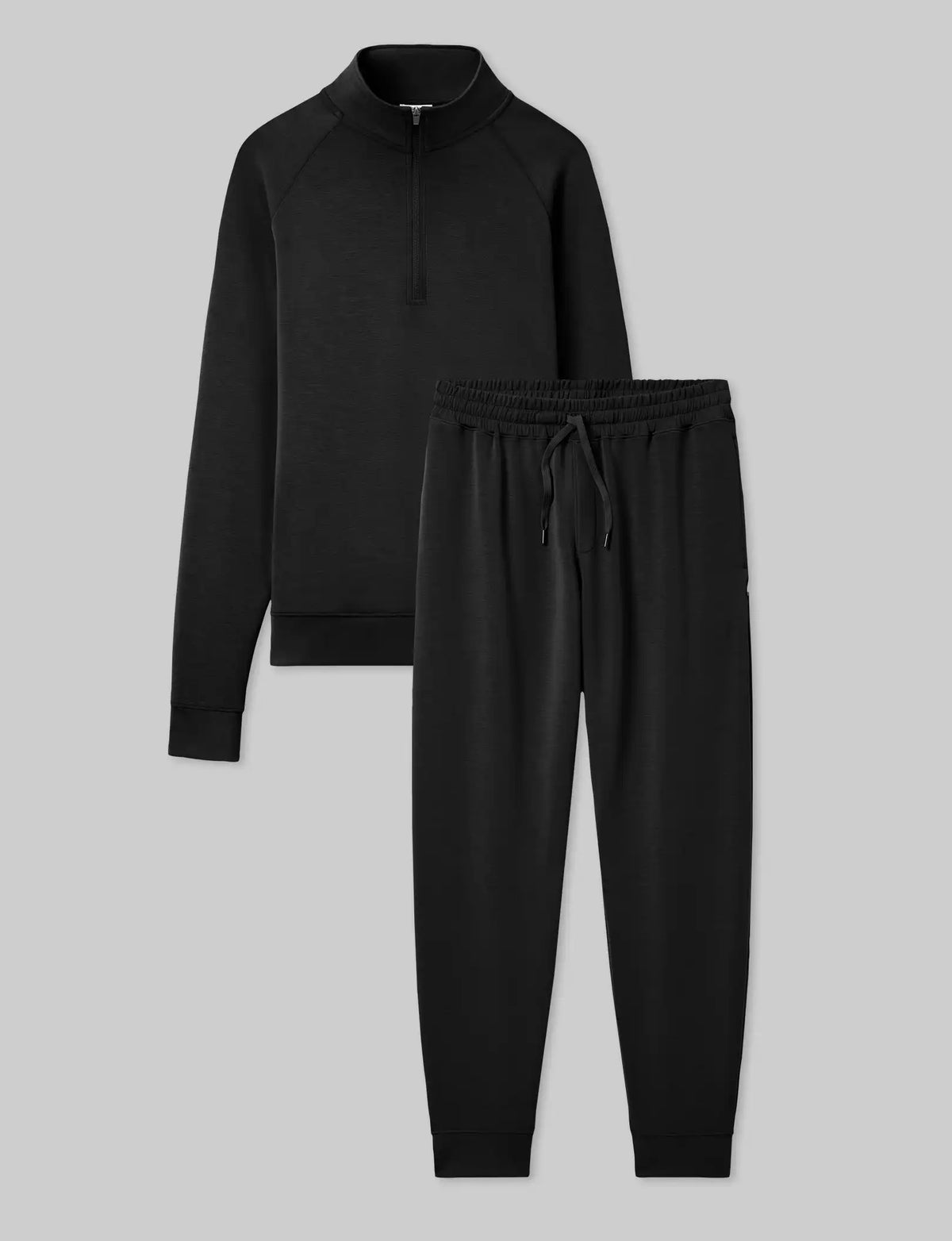 Luxe Traveler Knit Quarter Zip & Jogger Set