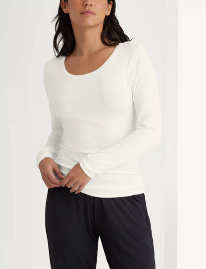 Women's Micro Rib Long Sleeve Tee (2-Pack)