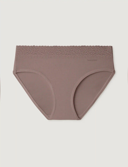 Women's Second Skin Brief, Lace Waist