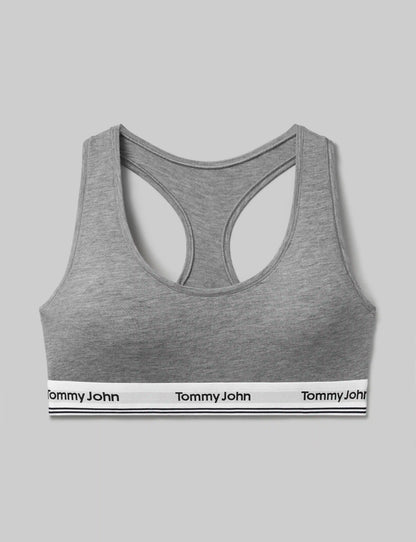 Signature Cotton Scoop Bralette