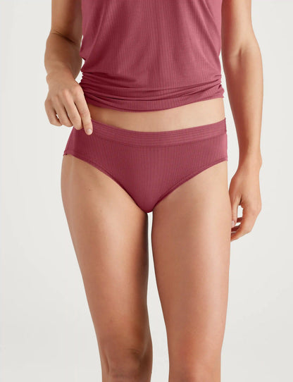 Women's Second Skin Luxe Rib Brief (3-Pack)