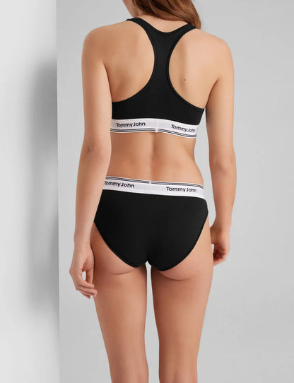 Signature Cotton Scoop Bralette
