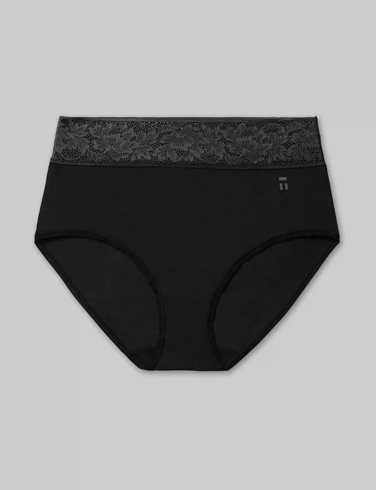 Women's Second Skin High Rise Brief, Lace Waist