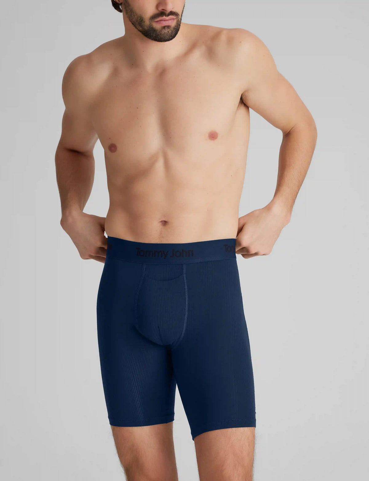 Second Skin Luxe Rib Boxer Brief 8" (6-Pack)