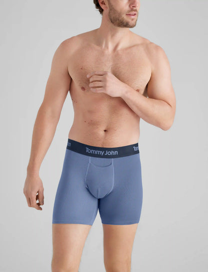 Second Skin Mid-Length Boxer Brief 6" (3-Pack)