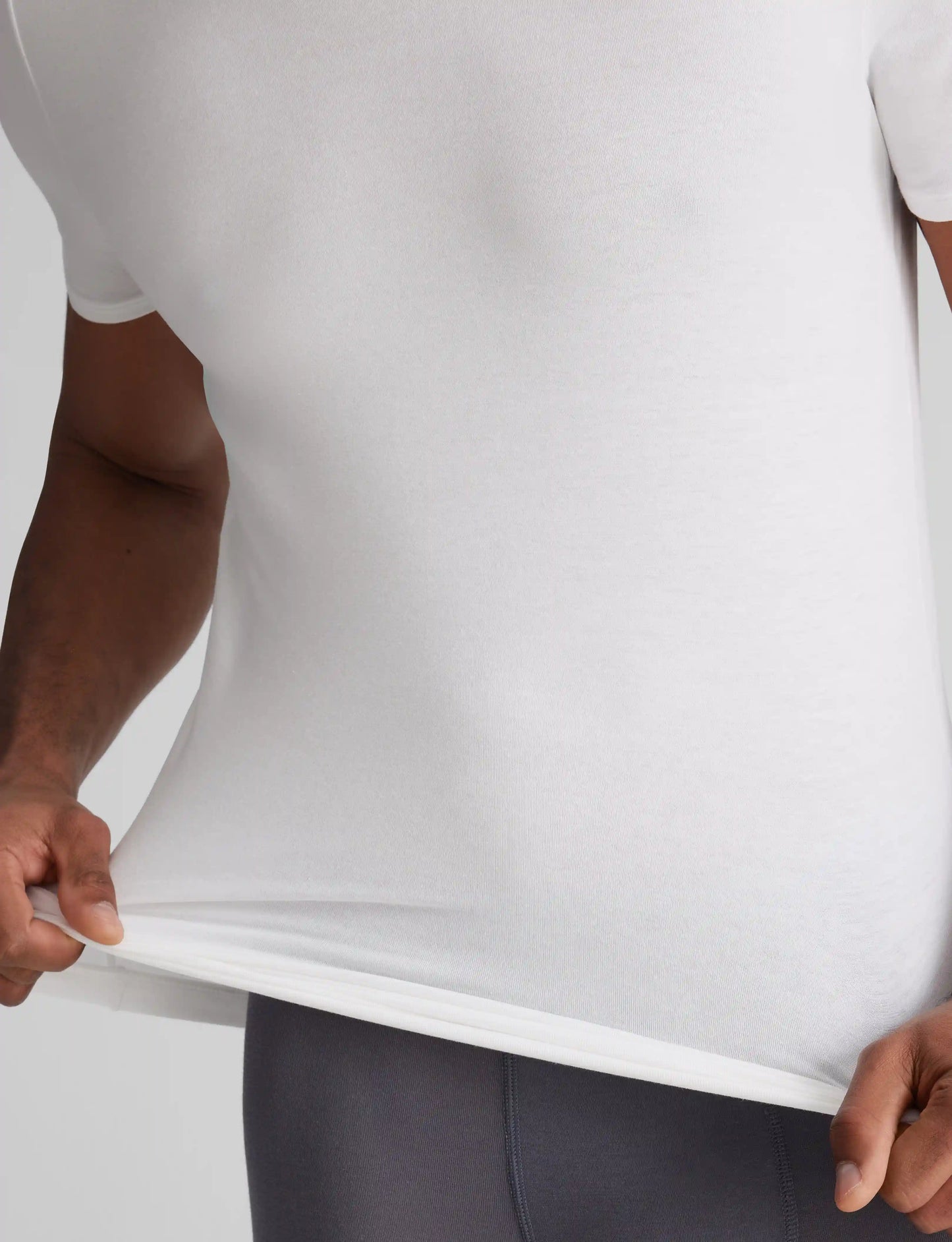 Cool Cotton High V-Neck Stay-Tucked Undershirt (6-Pack)