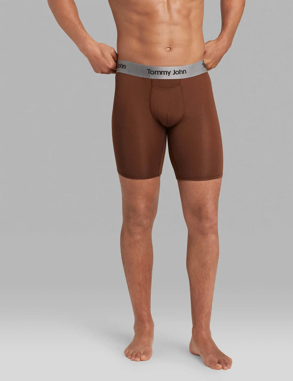 Second Skin Luxe Rib Boxer Brief 8"