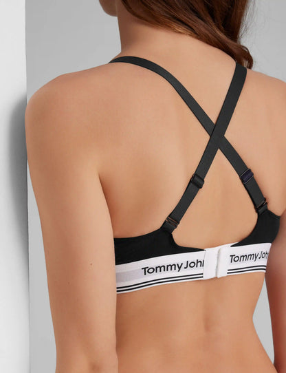 Signature Cotton Triangle Bralette