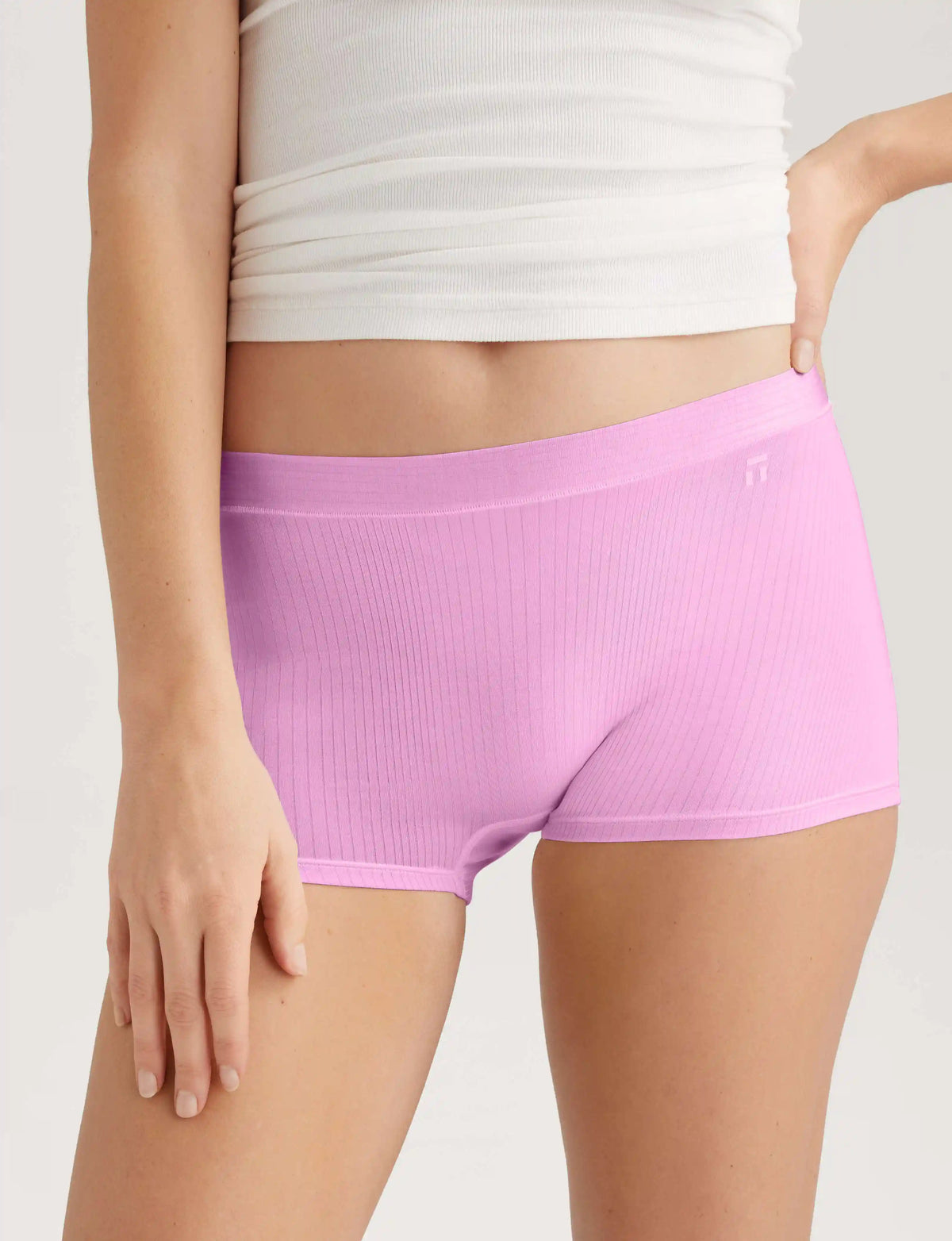 Women's Second Skin Luxe Rib Boyshort (3-Pack)