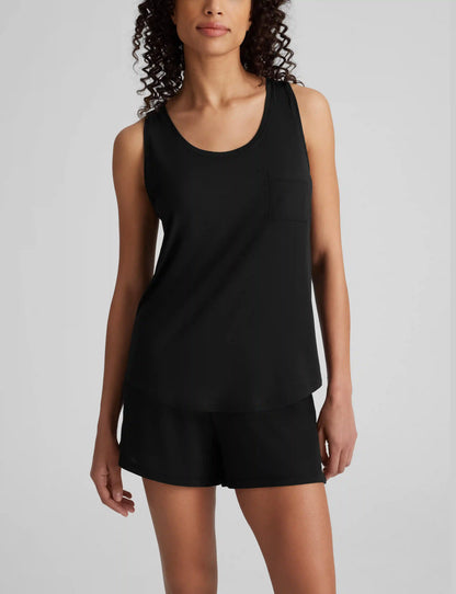 Women's Second Skin Sleep Pocket Tank & Short Set