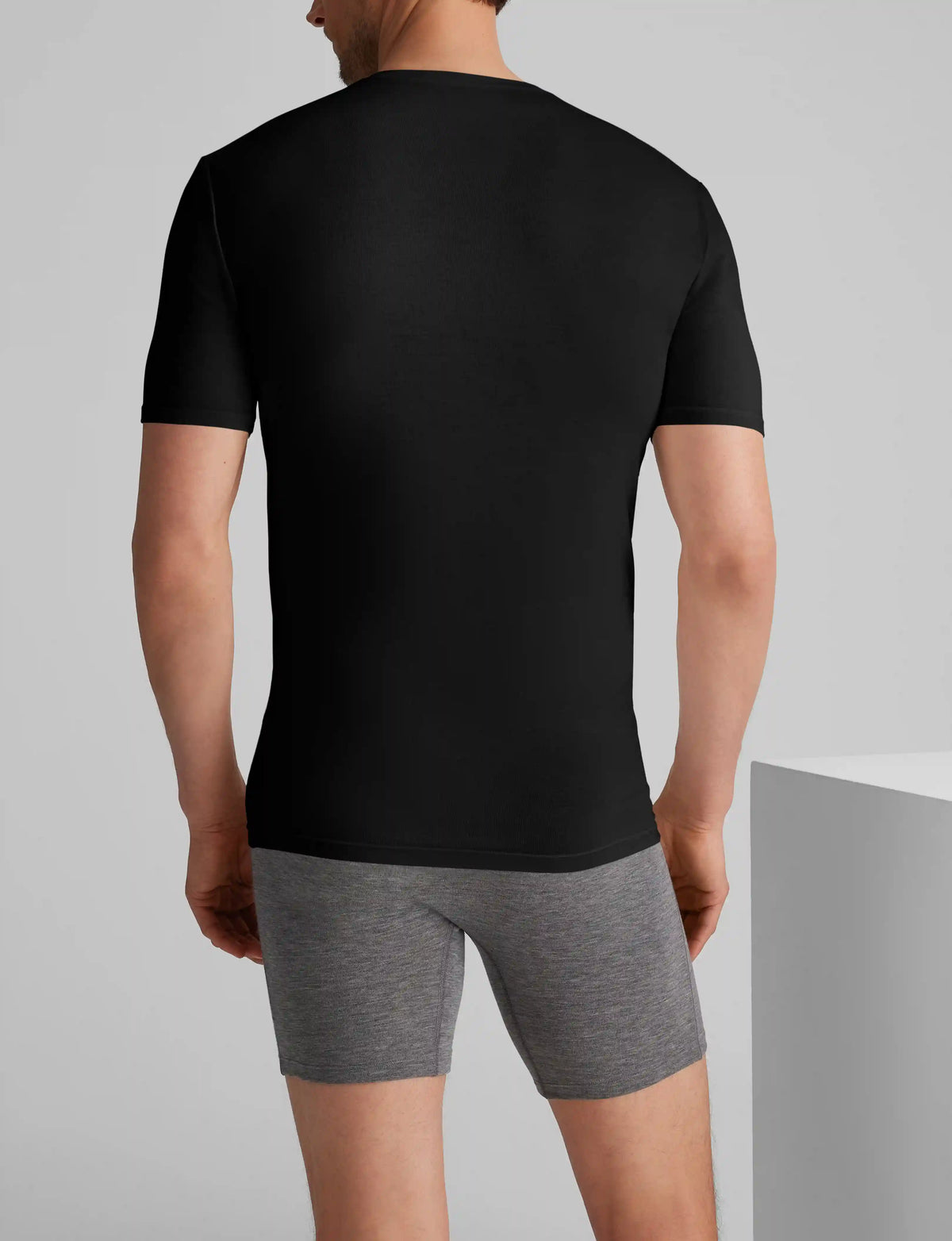 Second Skin High V-Neck Stay-Tucked Undershirt (3-Pack)