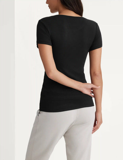 Women's Micro Rib Cap Sleeve Tee (2-Pack)