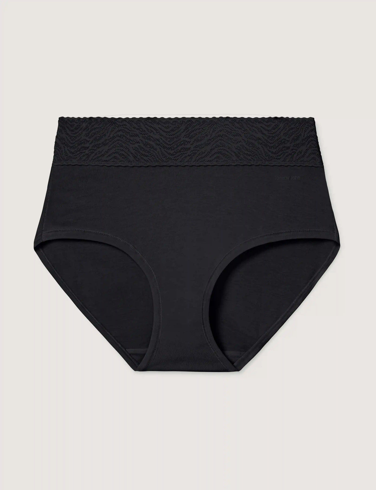 Women's Cool Cotton High Rise Brief, Lace Waist