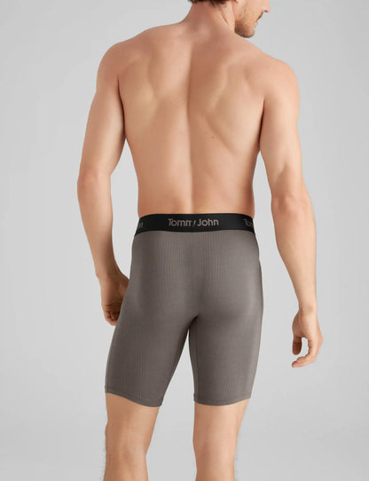 Second Skin Luxe Rib Boxer Brief 8"