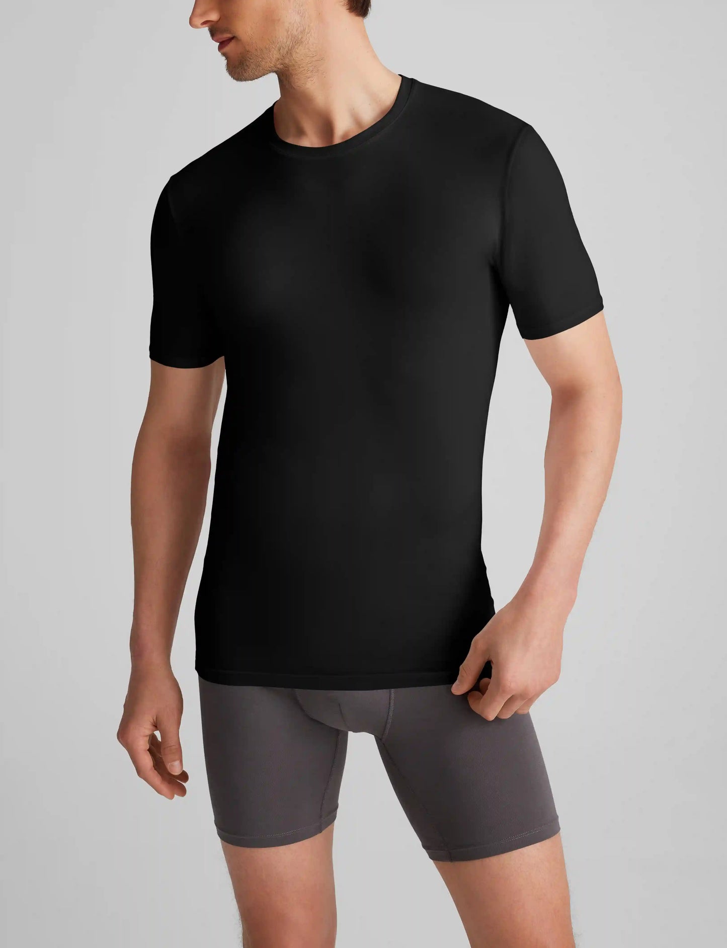 Cool Cotton Crew Neck Stay-Tucked Undershirt (3-Pack)