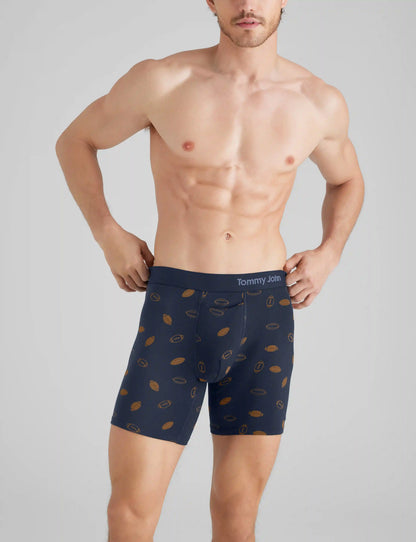 Cool Cotton Mid-Length Boxer Brief 6"