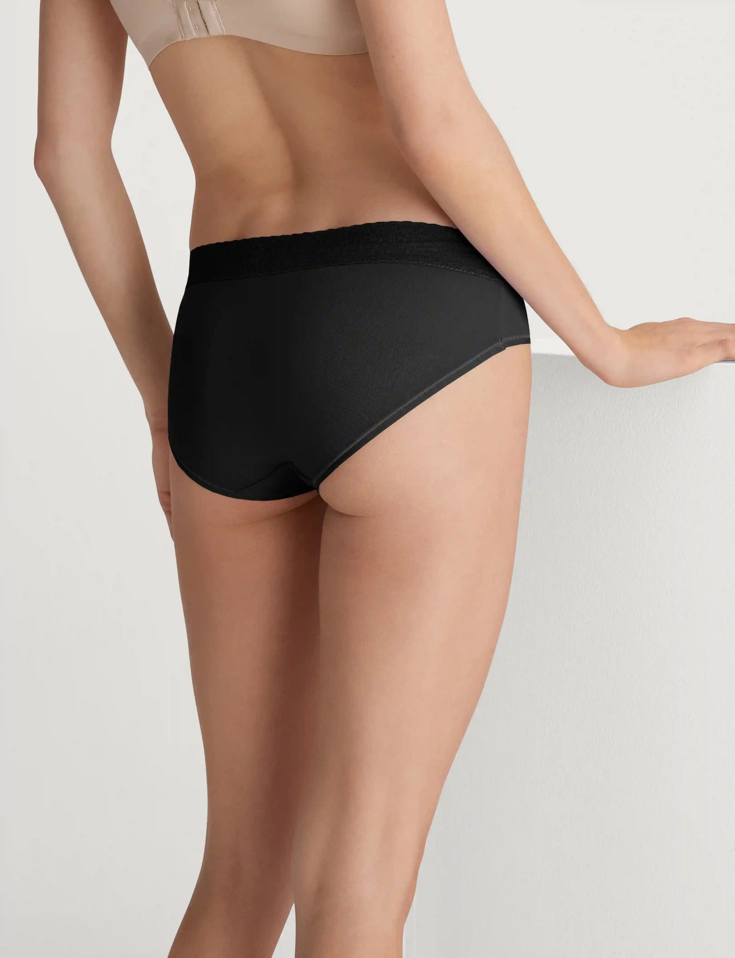 Women's Second Skin Brief, Lace Waist