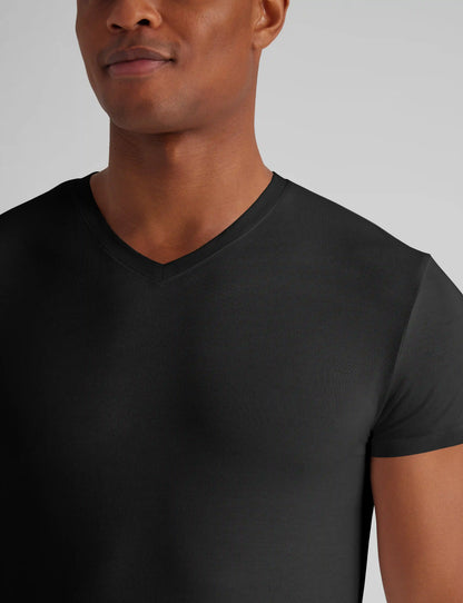 Second Skin High V-Neck Modern Fit Undershirt (6-Pack)