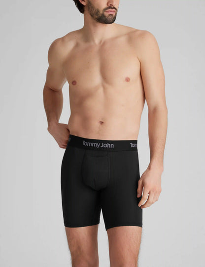 Second Skin Luxe Rib Mid-Length Boxer Brief 6" (6-Pack)