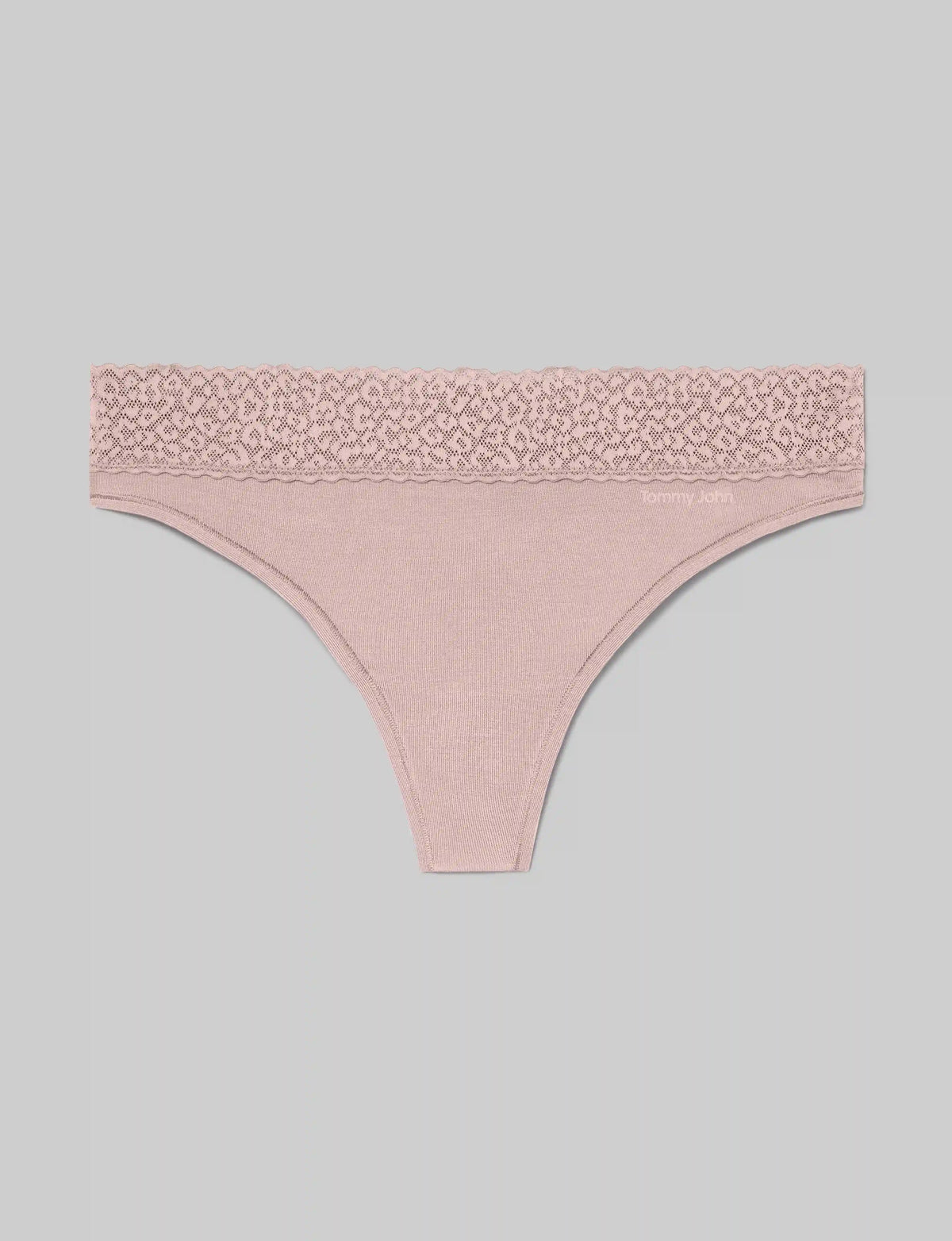 Women's Second Skin Thong, Lace Waist