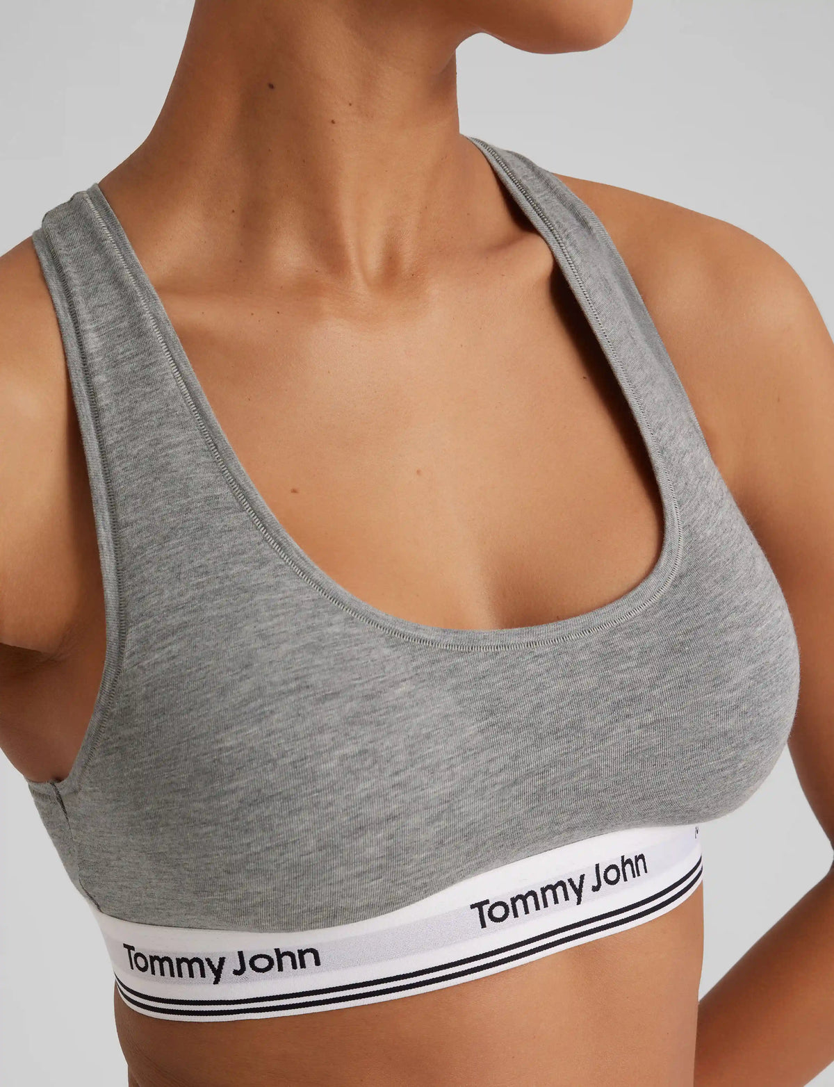 Signature Cotton Scoop Bralette