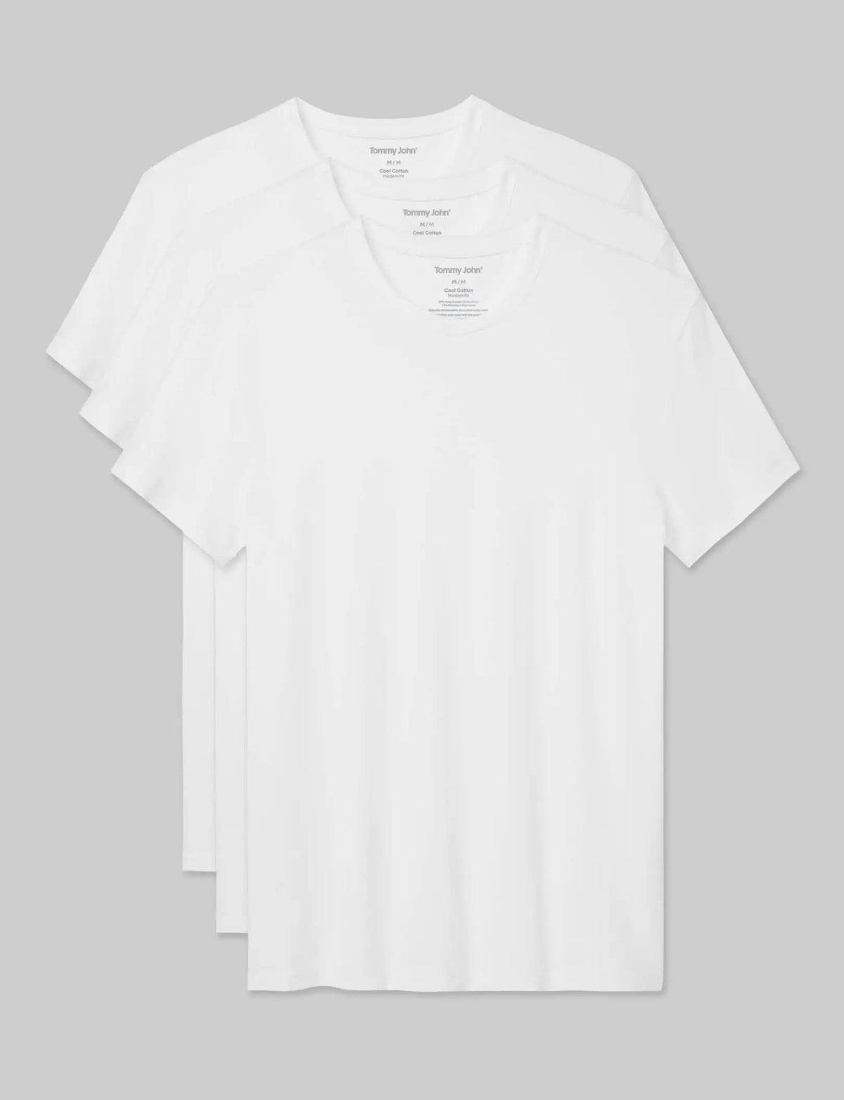 Cool Cotton Crew Neck Modern Fit Undershirt (3-Pack)