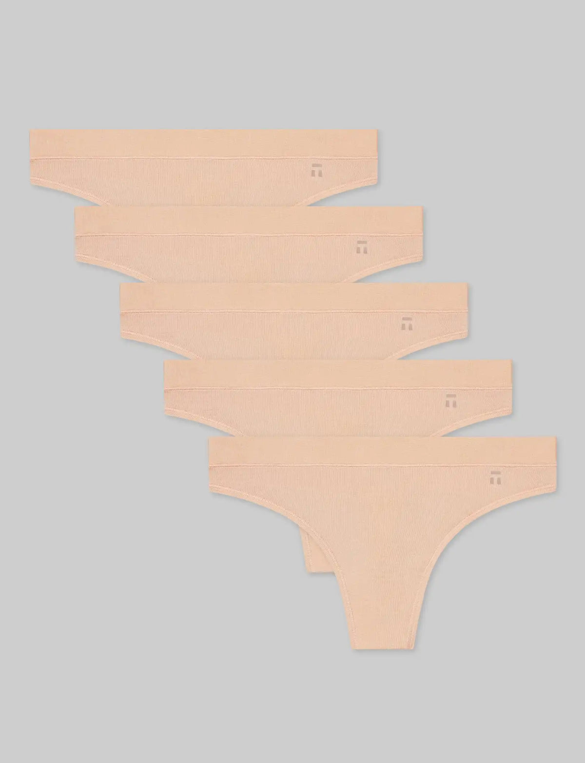 Women's Second Skin Thong (5-Pack)